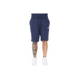 Nike Blauwe Casual Shorts , Blue , unisex , Maat: XL