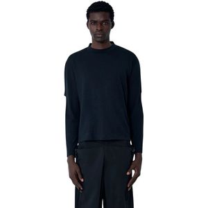 J.l-A.l, Heren, Tops, Zwart, Maat: M Wol,