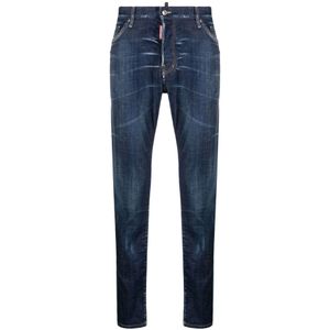 Dsquared2, Heren, Jeans, Blauw, Maat: XL Katoen,