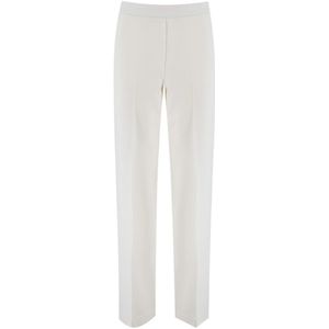 Le Tricot Perugia, Dames, Broeken, Wit, Maat: S