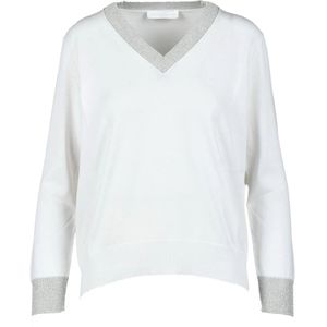 Fabiana Filippi, Dames, Truien, Blauw, Maat: XS Katoen,