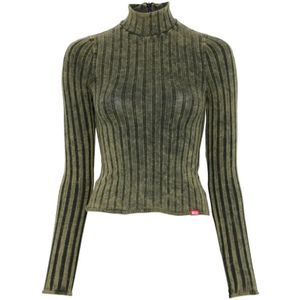 Diesel, Dames, Truien, Groen, Maat: S