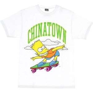 Market, Heren, Tops, Wit, Maat: S Katoen,