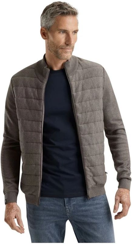 Vanguard - VKC2408354 - Vest - Bruin - Normale Fit - Lange Mouwen