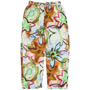 Obey, Dames, Broeken, Veelkleurig, Maat: XS Viscose,