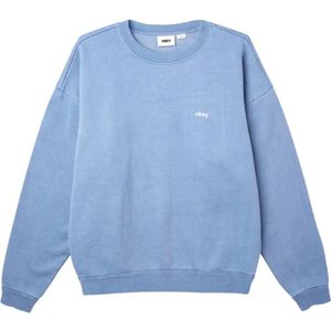 Obey, Heren, Sweatshirts & Hoodies, Blauw, Maat: L Katoen,