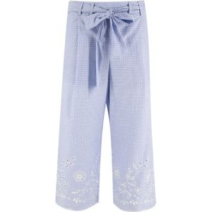 Ermanno Scervino, Dames, Broeken, Blauw, Maat: M Katoen,