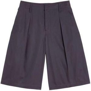 Lemaire, Heren, Korte broeken, Blauw, Maat: L Zijde,