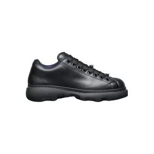 Burberry Chunky Leren Sneakers , Black , Heren , Maat: 41 EU