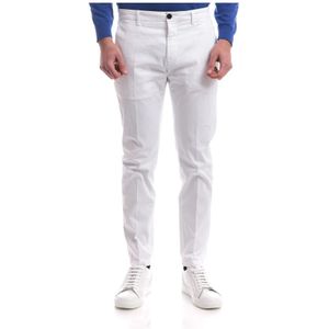 Department Five, Heren, Broeken, Wit, Maat: W35 Katoen,