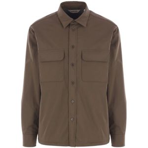 Aspesi, Heren, Overhemden, Groen, Maat: L