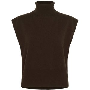 Gestuz, Dames, Truien, Bruin, Maat: XL Wol,