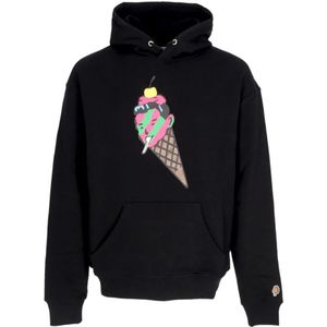 Icecream, Heren, Sweatshirts & Hoodies, Zwart, Maat: S Katoen,