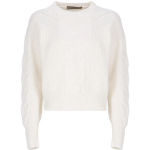 D.Exterior, Dames, Truien, Beige, Maat: M Wol,