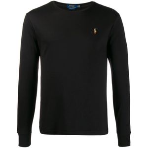 Polo Ralph Lauren, Heren, Tops, Zwart, Maat: XL Katoen,