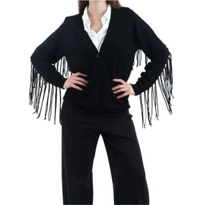 Marella, Dames, Truien, Zwart, Maat: M Viscose,