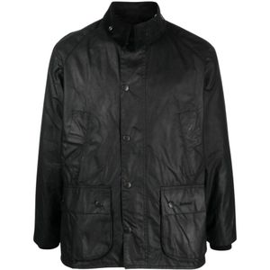 Barbour, Heren, Jassen, Zwart, Maat: 3XS Katoen,