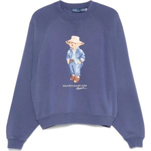 Ralph Lauren, Dames, Sweatshirts & Hoodies, Blauw, Maat: L