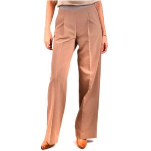 Fabiana Filippi, Dames, Broeken, Beige, Maat: XS Katoen,