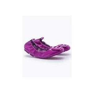 Hogan Zachte ballerina`s van lakleer met H-gesp - Kleur: Fuschia, Maat: 38 1/2 , Pink , Dames , Maat: 40 EU