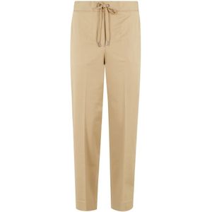 Circolo 1901, Dames, Broeken, Bruin, Maat: S Jersey,