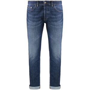Dondup, Heren, Jeans, Blauw, Maat: W33 Katoen,