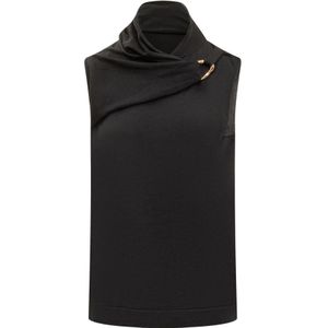 Jil Sander, Dames, Tops, Zwart, Maat: S Wol,