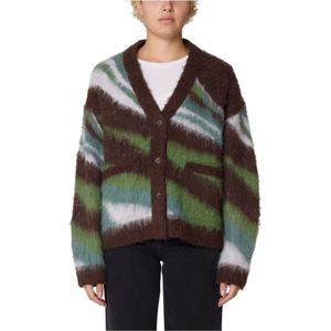 Obey, Dames, Truien, Veelkleurig, Maat: S Wol,