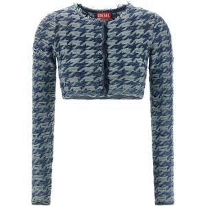 Diesel, Dames, Truien, Blauw, Maat: M Katoen,