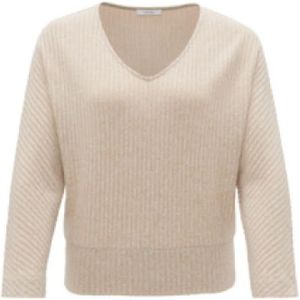 Opus, Dames, Truien, Beige, Maat: M Katoen,