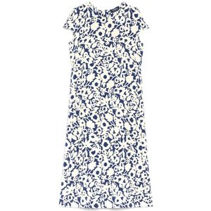 Max Mara, Dames, Jurken, Veelkleurig, Maat: M Zijde,