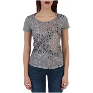 Emporio Armani Ea7, Heren, Tops, Grijs, Maat: M