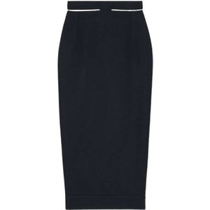 Jacquemus, Dames, Rokken, Zwart, Maat: S Wol,