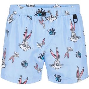 Iceberg, Heren, Badkleding, Blauw, Maat: S Poliester,