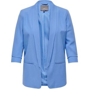 Only Carmakoma, Dames, Jassen, Blauw, Maat: 2XL Poliester,