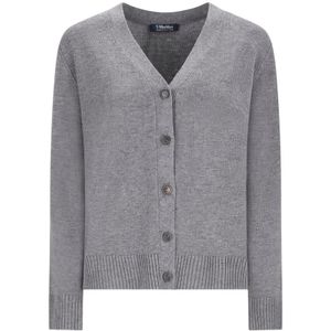 Max Mara, Dames, Truien, Grijs, Maat: S