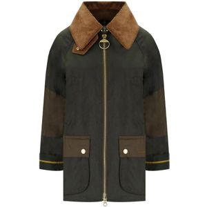 Barbour, Dames, Jassen, Groen, Maat: S Katoen,