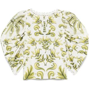 Farm Rio, Dames, Blouses & Shirts, Veelkleurig, Maat: XS