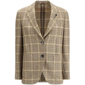 Lardini, Dames, Jassen, Veelkleurig, Maat: M Wol,