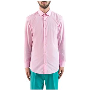 Corsinelabedoli, Heren, Overhemden, Roze, Maat: 2XL Katoen,