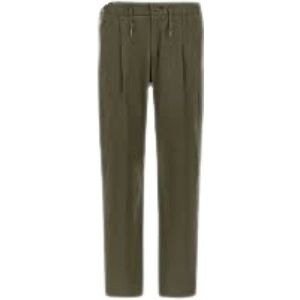 Herno, Dames, Broeken, Groen, Maat: L Katoen,