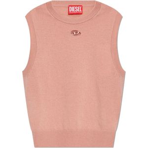 Diesel, Dames, Tops, Roze, Maat: M Wol,