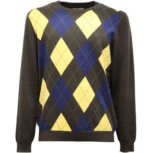 Sun68, Heren, Truien, Groen, Maat: S Katoen,