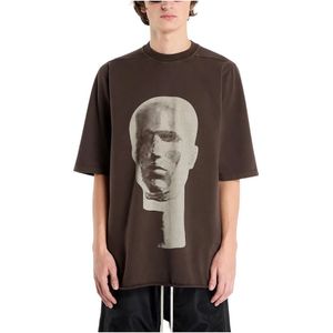 Rick Owens, Heren, Tops, Bruin, Maat: S Katoen,