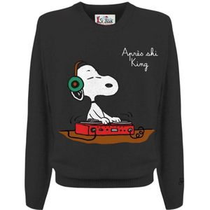 MC2 Saint Barth, Heren, Sweatshirts & Hoodies, Zwart, Maat: S Wol,