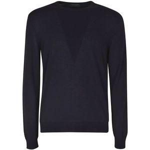 Zanone, Heren, Truien, Blauw, Maat: 3XL Katoen,