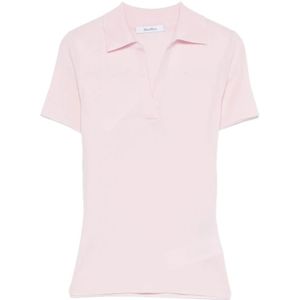 Max Mara, Dames, Truien, Roze, Maat: L Wol,
