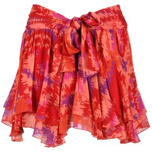 Dondup, Dames, Rokken, Veelkleurig, Maat: XS Viscose,