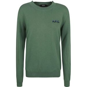 A.p.c., Heren, Truien, Groen, Maat: S Katoen,