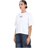 Diesel - J0242800Yi 9K100 - T-shirt - Wit - Dames